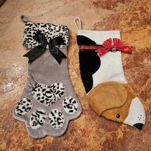 Animal Paw and Dog Design Stockings